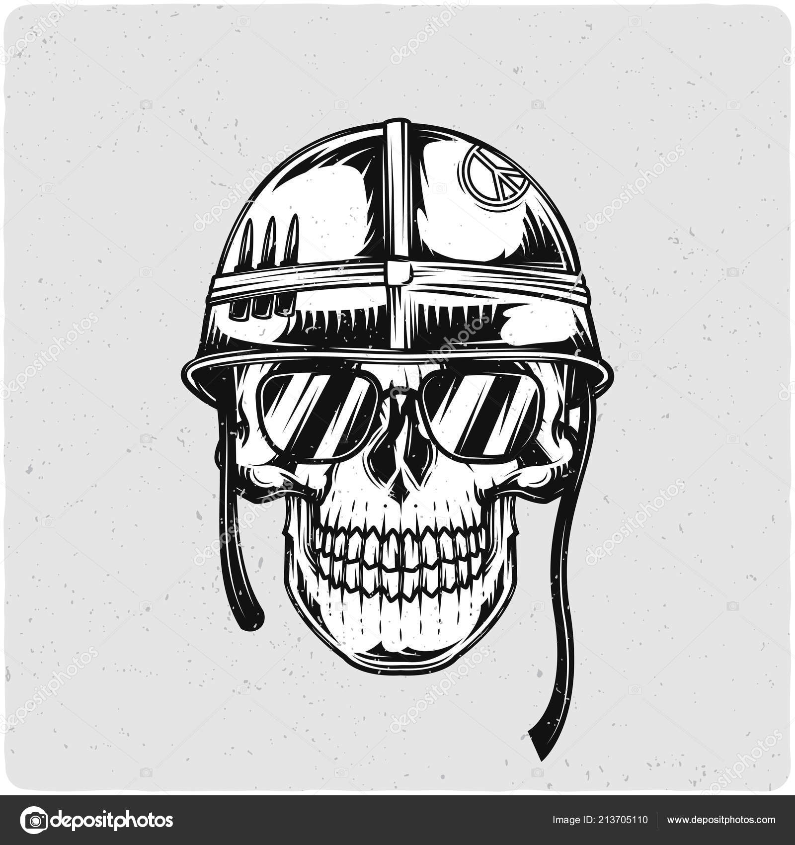 Skull Soldier Drawing