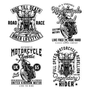 Vintage etiketleri kompozisyon beyaz arka plan üzerinde yazı ile ayarlama. T-shirt logo tasarımı.