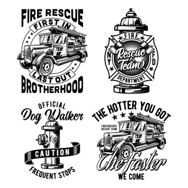 Vintage etiketleri kompozisyon beyaz arka plan üzerinde yazı ile ayarlama. T-shirt logo tasarımı.