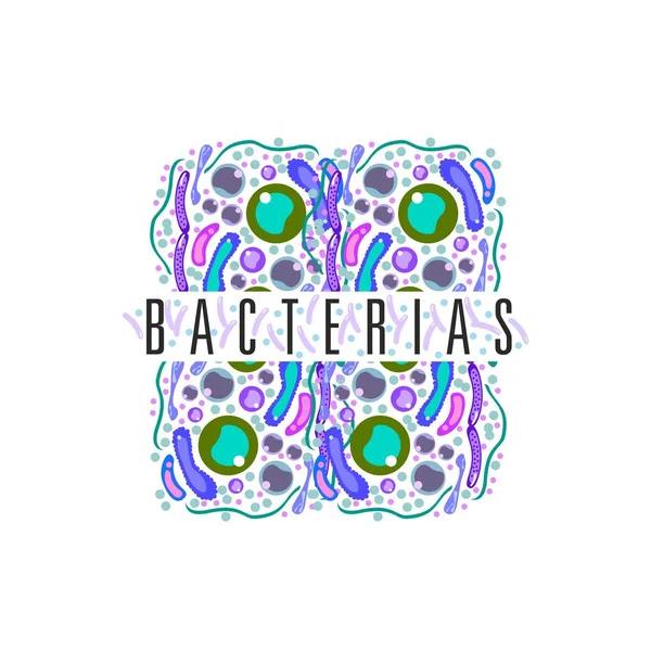 Logo Los Probióticos Concepto Ingrediente Nutricional Saludable Con Fines Terapéuticos — Archivo Imágenes Vectoriales