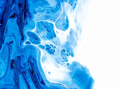 Yaratıcı soyut el boyası arka plan, duvar kağıdı, doku fırça darbeleriyle tuvale akrilik resmin yakın plan bir parçası. Modern sanat. Çağdaş sanat.