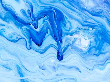 Yaratıcı soyut el boyası arka plan, duvar kağıdı, doku fırça darbeleriyle tuvale akrilik resmin yakın plan bir parçası. Modern sanat. Çağdaş sanat.