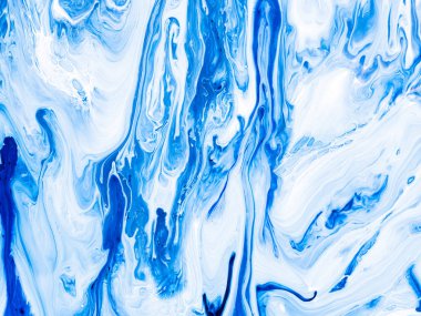 Yaratıcı soyut el boyası arka plan, duvar kağıdı, doku fırça darbeleriyle tuvale akrilik resmin yakın plan bir parçası. Modern sanat. Çağdaş sanat.