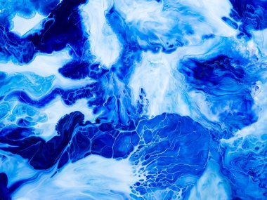 Yaratıcı soyut el boyası arka plan, duvar kağıdı, doku fırça darbeleriyle tuvale akrilik resmin yakın plan bir parçası. Modern sanat. Çağdaş sanat.