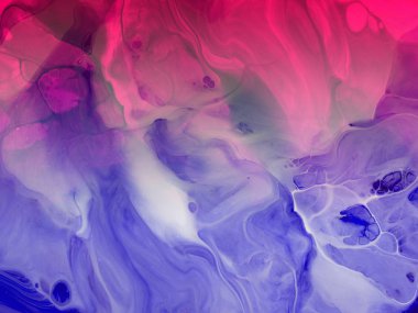 Yaratıcı soyut el boyası arka plan, duvar kağıdı, doku fırça darbeleriyle tuvale akrilik resmin yakın plan bir parçası. Modern sanat. Çağdaş sanat.