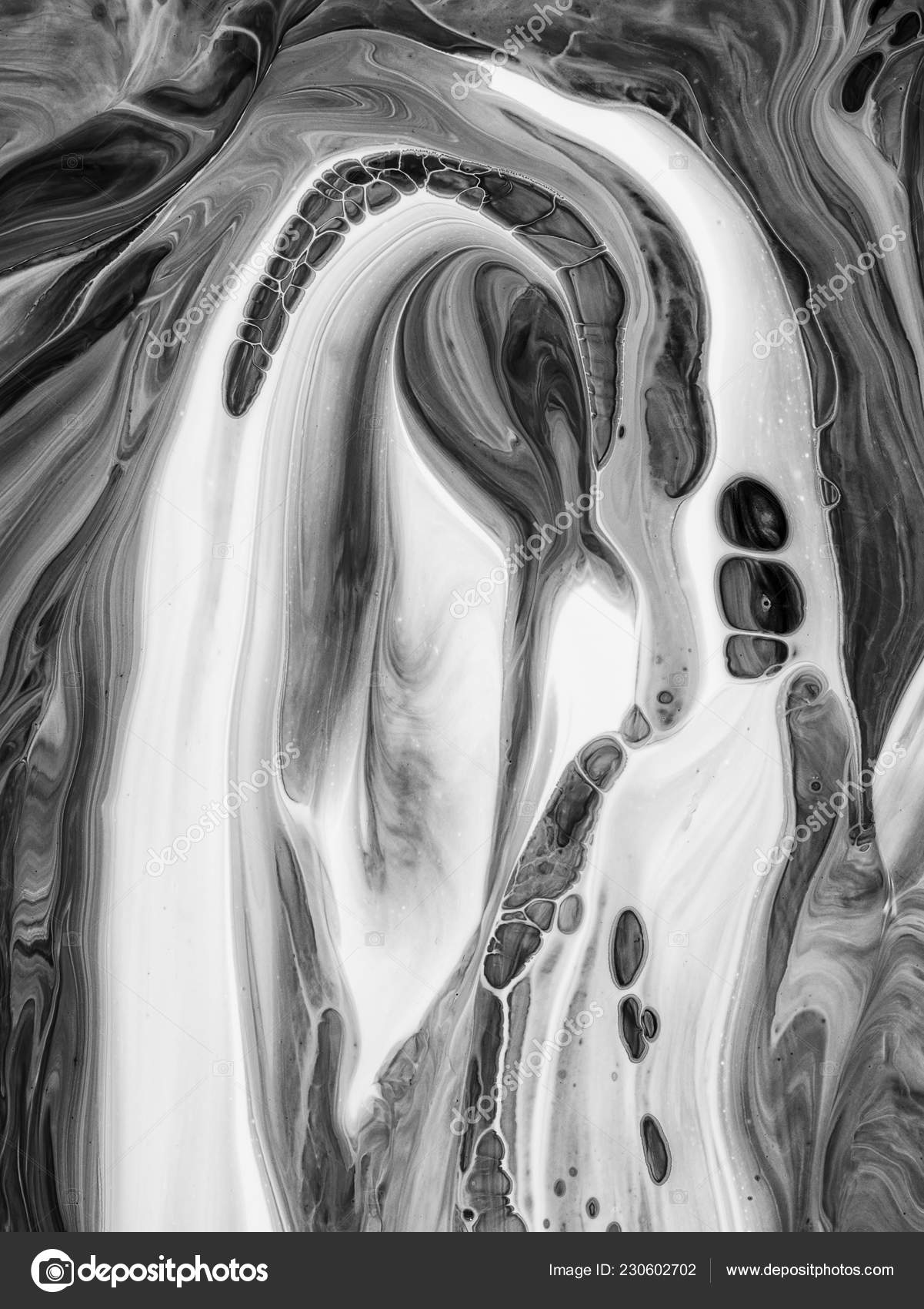 picture Creative Acrylic Canvas Painting Black And White depositphotos
