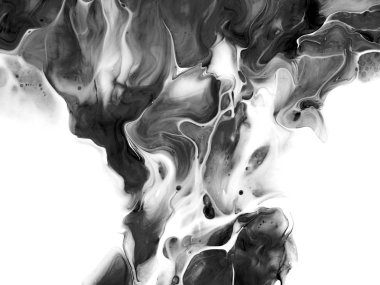 Yaratıcı soyut el boyası arka plan, duvar kağıdı, doku fırça darbeleriyle tuvale akrilik resmin yakın plan bir parçası. Modern sanat. Çağdaş sanat.