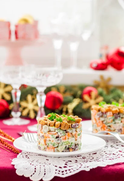 German Christmas Salad — Stock Photo, Image