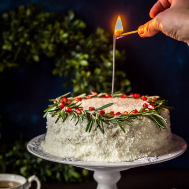 Cristmas Hindistan Cevizli Kek