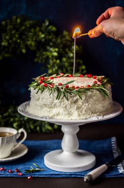 Cristmas Hindistan Cevizli Kek