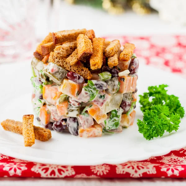 German Christmas Salad — Stock Photo, Image