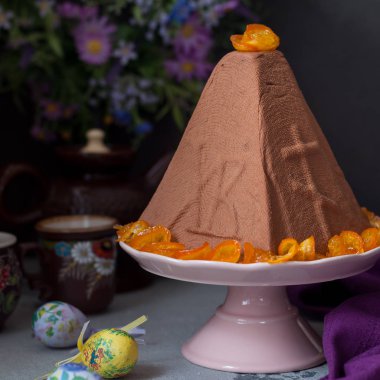 Paskalya Çikolatalı Kuark Tatlısı, Paskha