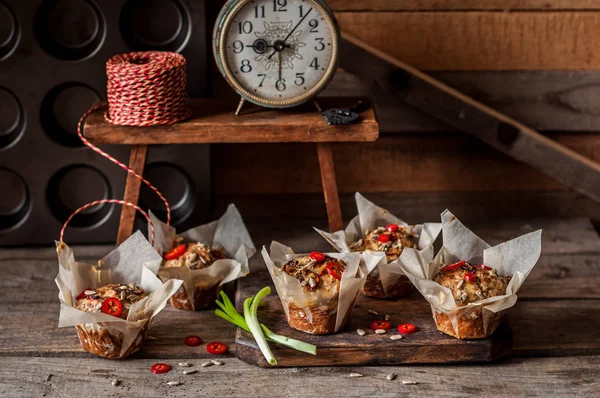 Muffins de pommes de terre salés — Photo