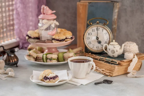 Inglês Five O 'Clock Tea — Fotografia de Stock