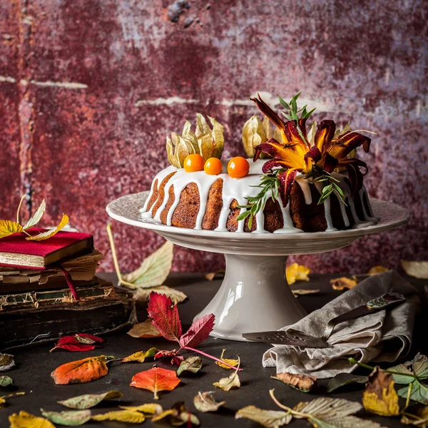 Bananenkuchen für die Herbsternte — Stockfoto