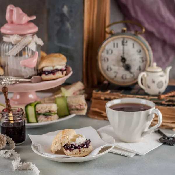 English Five O'Clock Tea — Stock Photo, Image