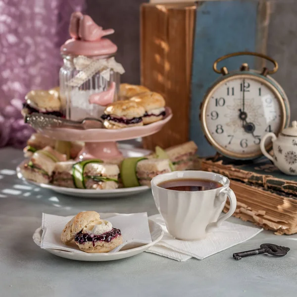 English Five O'Clock Tea — Stock Photo, Image