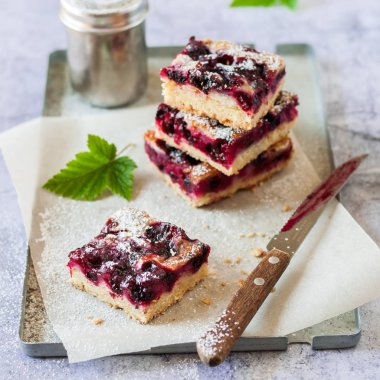 Tepside Siyah Frenk Üzümü Pasta Dilimleri
