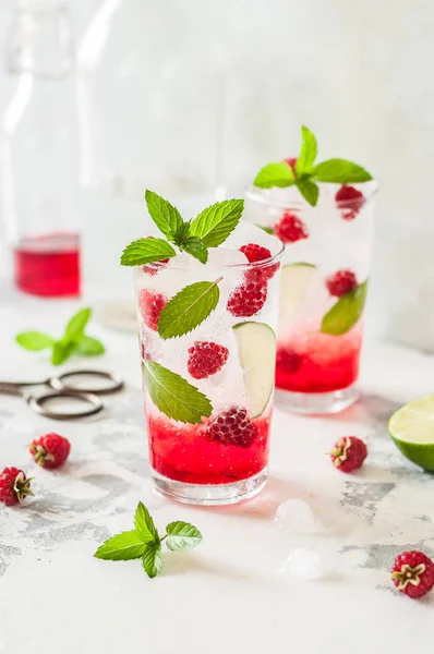 Raspberry Mojito — Stock Photo, Image