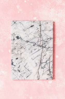 Pembe Beton Arkaplan Mermer Tahta, metin için boşluk kopyala