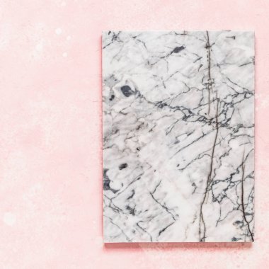 Pembe Beton Arkaplan Mermer Tahta, kare, metin için kopyalama alanı