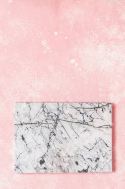 Pembe Beton Arkaplan Mermer Tahta, metin için boşluk kopyala