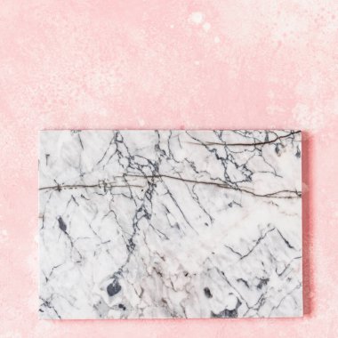 Pembe Beton Arkaplan Mermer Tahta, kare, metin için kopyalama alanı