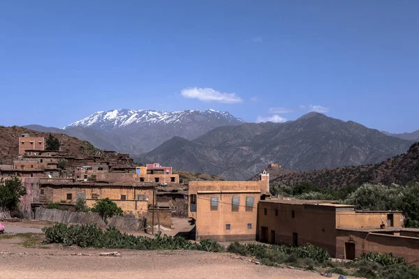 Tinmel'kalbinde yüksek Atlas Dağları'nın, merkezi Fas krallığı, Afrika 10.asır tarihsel bir berber köyden