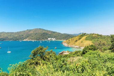 Defne Nai Harn beach plaj Rawai alanda Phuket Adası görüntülemek