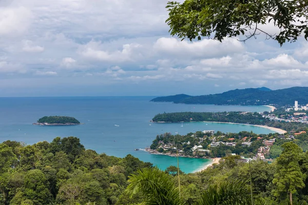 Punkt widokowy Kata Karon wyspy Phuket, Tajlandia — Zdjęcie stockowe