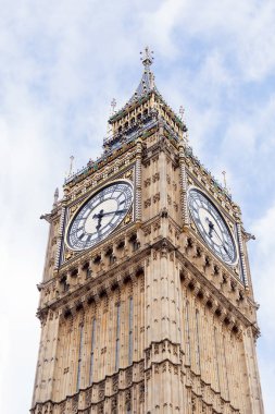 Popüler turistik Big Ben kulede Londra, İngiltere, Birleşik Krallık