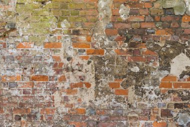 Endüstriyel tuğla duvar en iyi arka plan doku kapatın