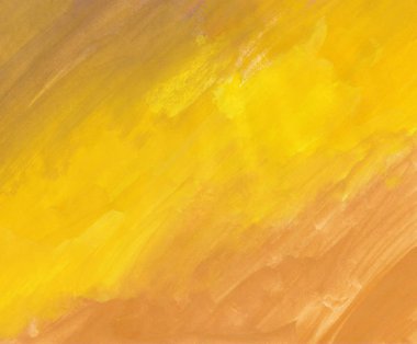 Sarı tonları, beraberlik dokulu arka plan ile guaj boyalar