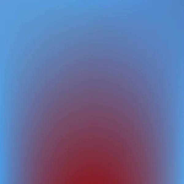 Aube rouge vif sur fond bleu ciel clair flou mélangé fond coloré dégradé bleu et rouge — Photo