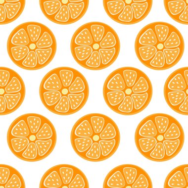 narenciye sorunsuz arka plan, şık, basit turuncu vektör arka plan, taze yaz vitamini