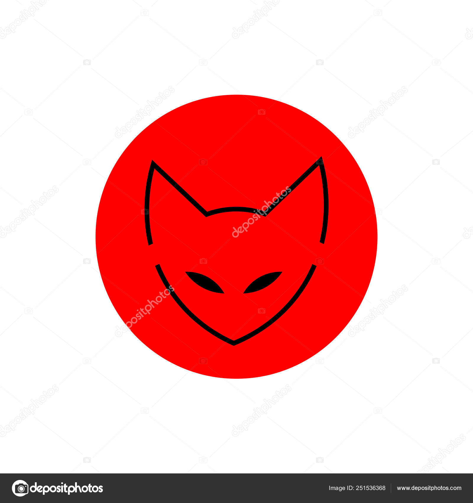 Ilustra??o de gato ninja japonês
