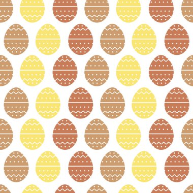 Vektör arka plan yumurta Paskalya. Dekor, ambalaj, tasarım için yumurta ile şenlikli arka plan.