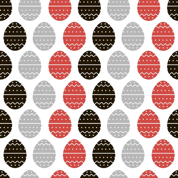 Vector huevos de fondo de Pascua. Fondo festivo con huevos para decoración, embalaje, diseño . — Vector de stock