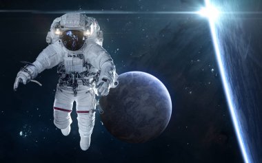 Yıldız tutulması. Uzayın derinliklerinde dış gezegenler ve astronotlar. Bilim kurgu