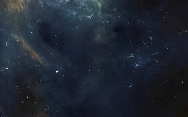 Nebel und Sternhaufen aus dem Weltraum. Science Fiction — Stockfoto