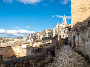 Matera'da turist yolu