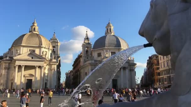 Rome September 2019 Camera Beweging Naar Links Dat Het Inlijsten — Stockvideo