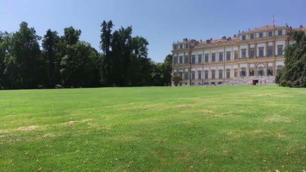 Monza Agosto 2019 Parco Della Villa Reale Monza Con Grande — Video Stock