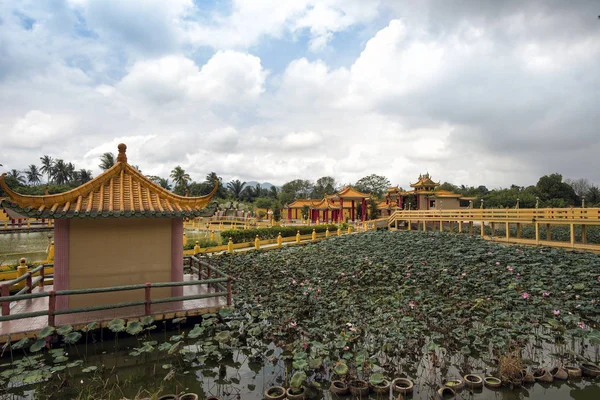 Gesehen Hock Yeen Konfuzius Tempel Chemor Malaysia Konfuzius Temple Seen — Stockfoto