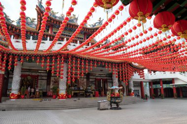 Thean Hou Tapınağı, Kuala Lumpur, Malezya. Thean Hou Tapınağı Kuala Lumpur 'da 6 katmanlı bir Çin tapınağıdır..