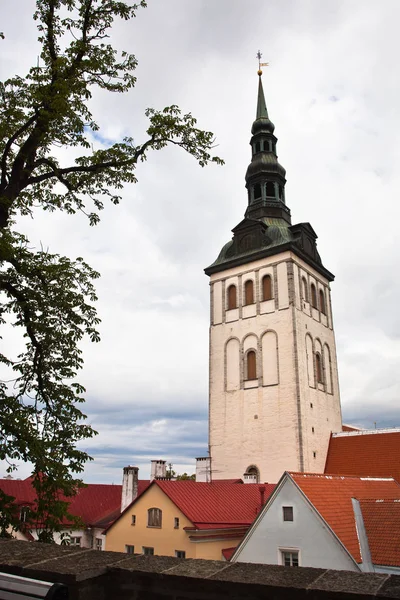 Saint Nicolas Templom Régi Város Tallinn — Stock Fotó