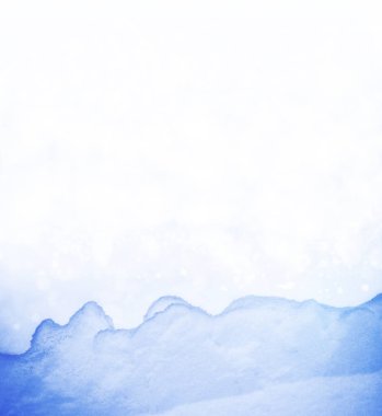 Geçmişi. Kış manzarası. Karların dokusu.