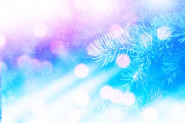 Doğal bulanık kış arka planı. 