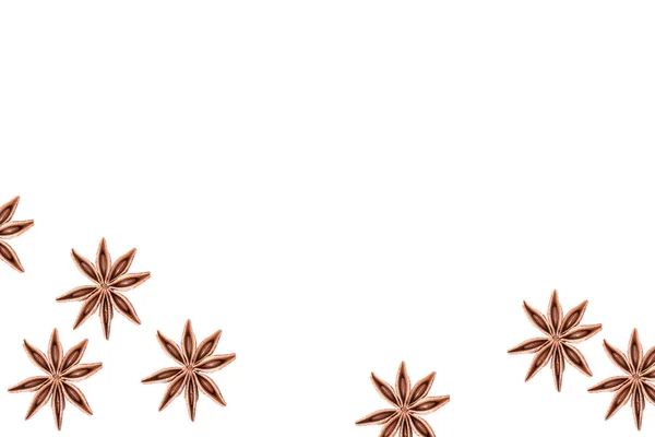 Star anise isolated on the white background — Stock Photo, Image