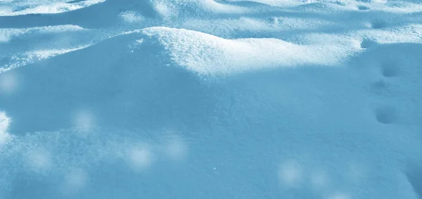 背景。冬の風景。雪の質感 — ストック写真